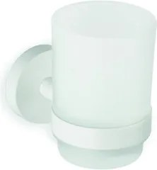 Bemeta Design WHITE: Držiak kefiek, sklo - 104110014