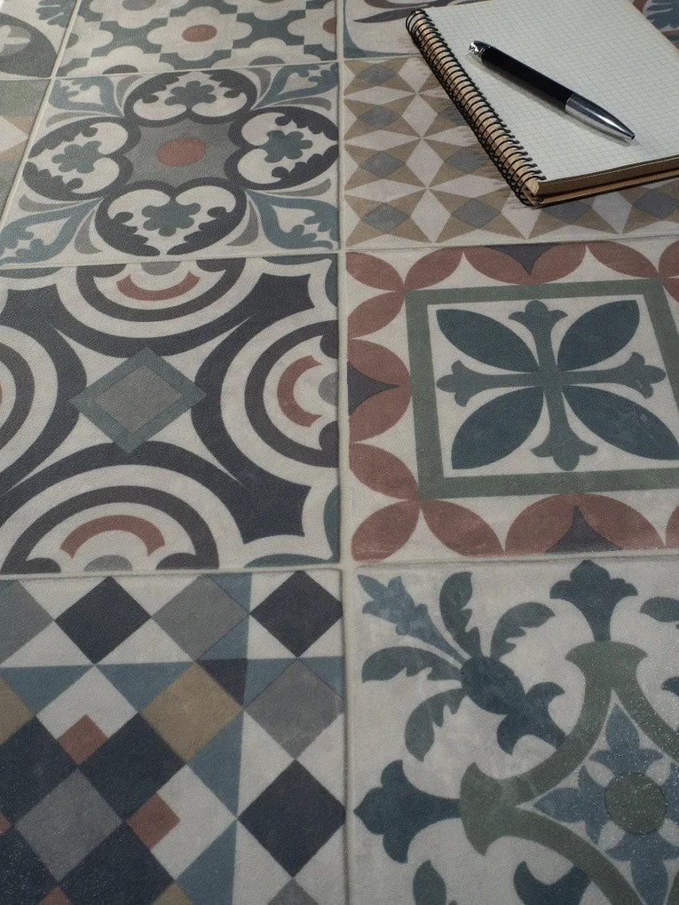 PVC podlaha - lino Livitex Retro 2793, na mieru, šíře 3m,4m, viacfarebná, filc, chodba / predsieň, Beaulieu International Group