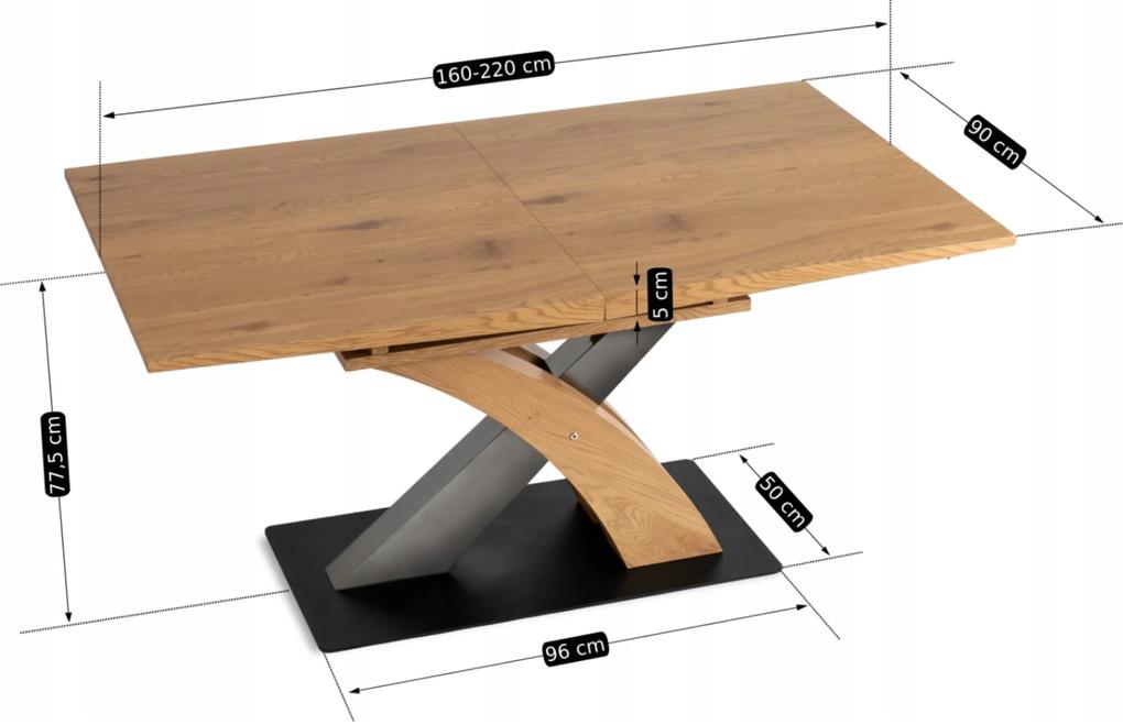 PROXIMA.store - Dizajnový rozkladací stôl SVEN
