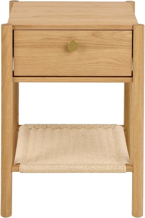 Nočný stolík v dekore duba v svetloprírodnej farbe Monfort – Actona