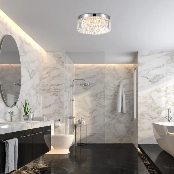 Rabalux 75036 - Kúpeľňové stropné svietidlo SYBIL 6xG9/28W/230V IP44