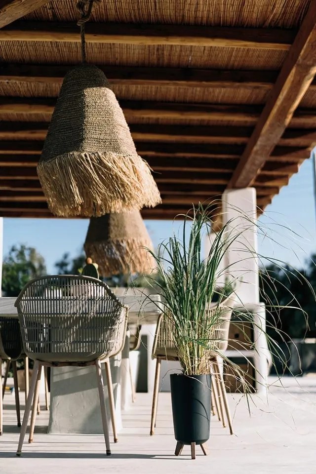 Vysoký kvetináč GRACIE TUBUS antracitový