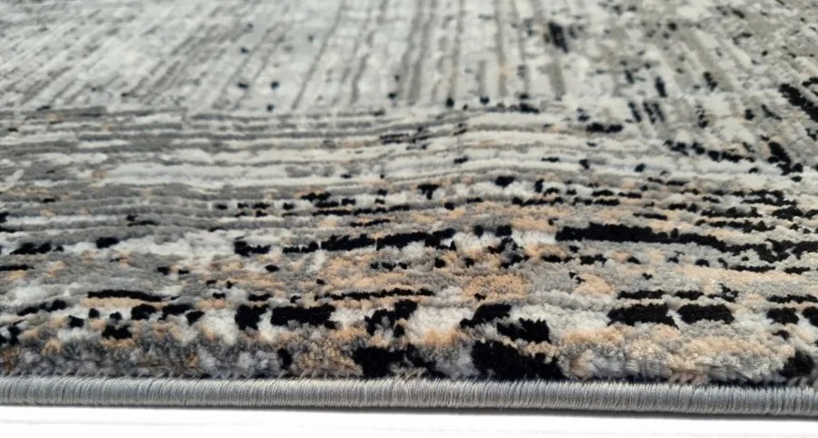 DC Koberec Exclusive 441 sivá čierna Rozmer: 200×290 cm