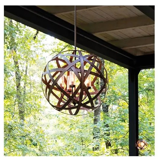 Hinkley - Vonkajší luster CARSON 5xE14/40W/230V IP44