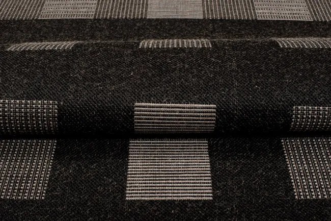 Koberec Floorlux 20203 strieborný / čierny