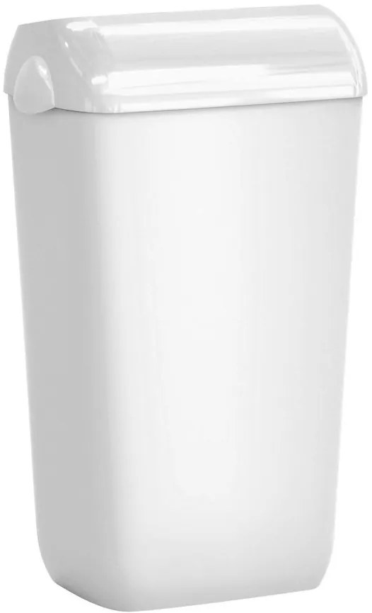 MARPLAST MARPLAST, COLORED nástenný odpadkový kôš s vekom 23l, ABS, biela, A74201-1