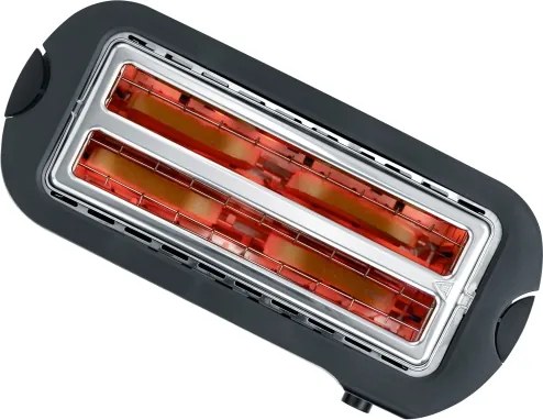 Severin AT 2590 - Hriankovač so štyrmi otvormi 1400W/230V nerez/čierna