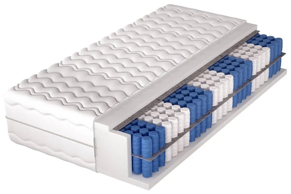 MATRAC 120x200 KASTOR KING 30 cm H3 STREDNE TVRDÝ