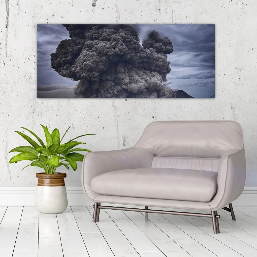 Obraz - Sopečná erupcia (120x50 cm)