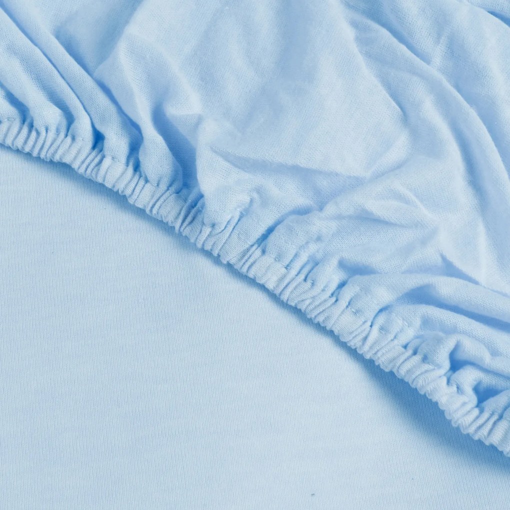 NEPRIEPUSTNÉ JERSEY PRESTIERADLO SG 009 200X220 CM SVETLOMODRÁ