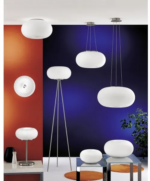 EGLO 86814 - Luster na lanku OPTICA 2xE27/60W