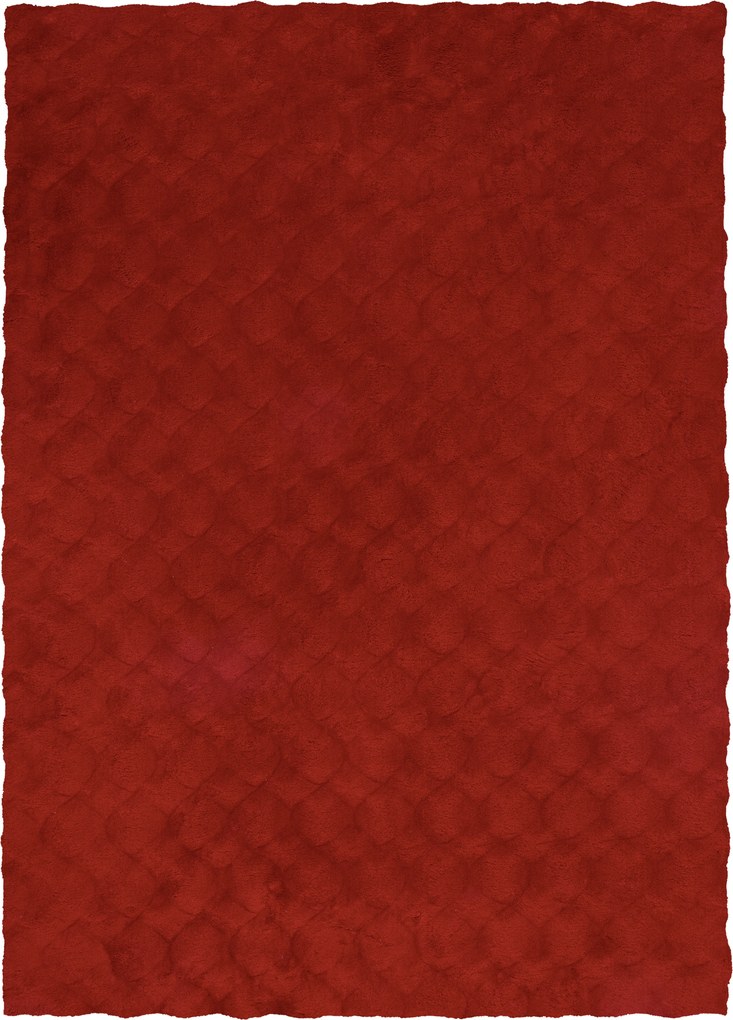 Kusový koberec Diamond Cut 800 Red, 200x290, červená, obývacia izba, Obsession