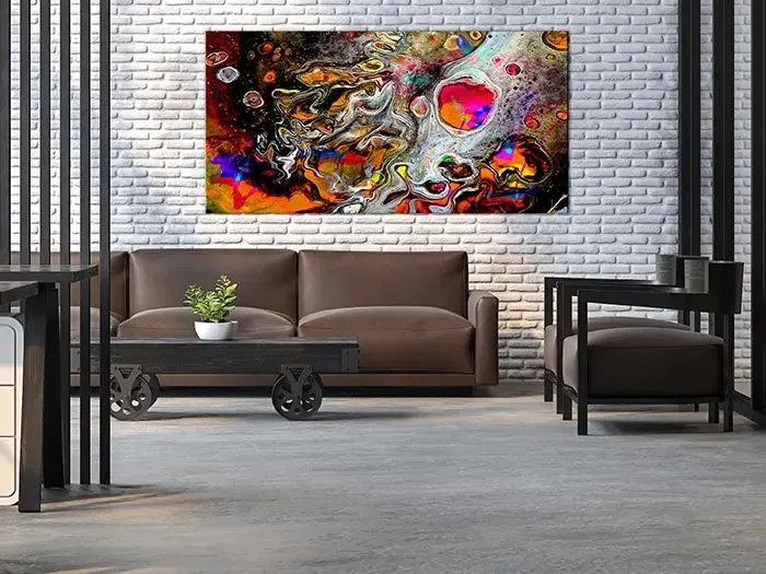 Obraz - Paint Universe (1 Part) Wide Veľkosť: 120x60, Verzia: Na talianskom plátne