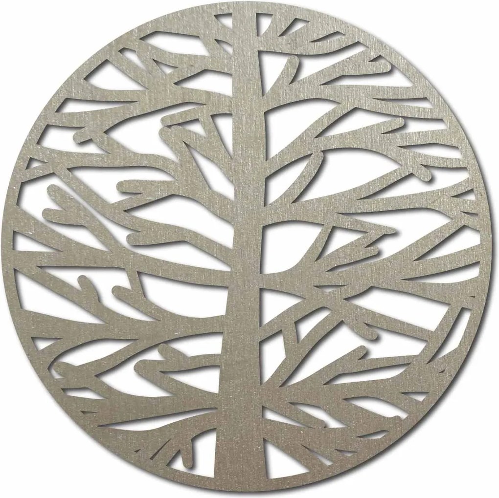 Sentop - Obraz na stenu strom MRLVEN: Prírodná preglejka - Topoľ natural Rozmer 40 cm 4014-55712 PR0372 plywood tree of life