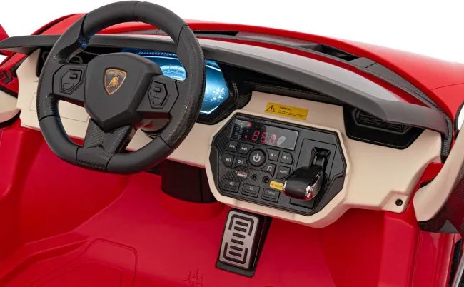Elektrické autíčko Lamborghini SIAN červené