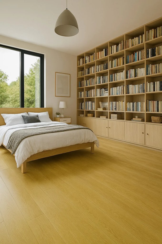 PVC podlaha - lino Traffic 50 605-17 Beskidy Oak, na mieru, šíře 2m,4m, hnedá, bez podkladu, chodba / predsieň, Lentex