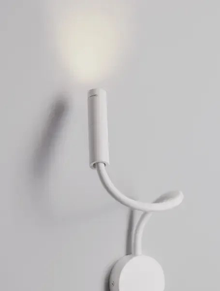 LED biele nástenné svietidlo Sonica