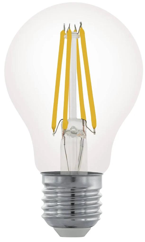 EGLO Filamentová stmievateľná LED žiarovka, E27, A60, 7,5 W, 806lm, 2700K, teplá biela