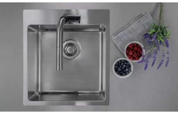 Deante ZPO_010A - Kuchynský drez OLFATO 50,5x45 cm kefovaná oceľ