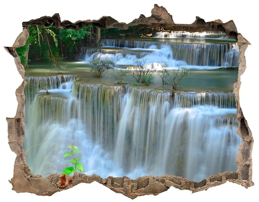 Nálepka fototapeta 3D výhled beton Vodopád nd-k-69146962