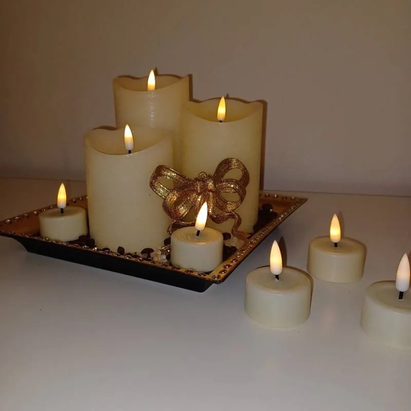 DECOLED Mašle, 9 x 8 cm, zlatá