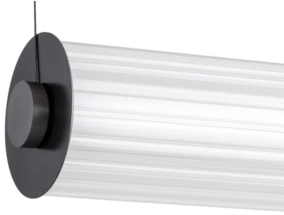 Argon 8628 - LED Luster na lanku HAMPTON LED/60W/230V 3000K 80 cm čierna