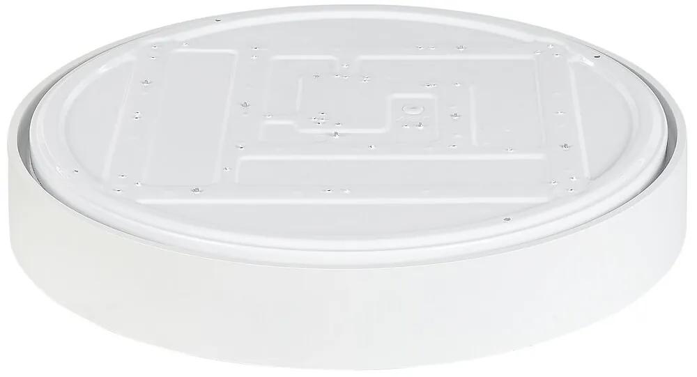 Stropné kovové LED svietidlo biele ARLI Beliani