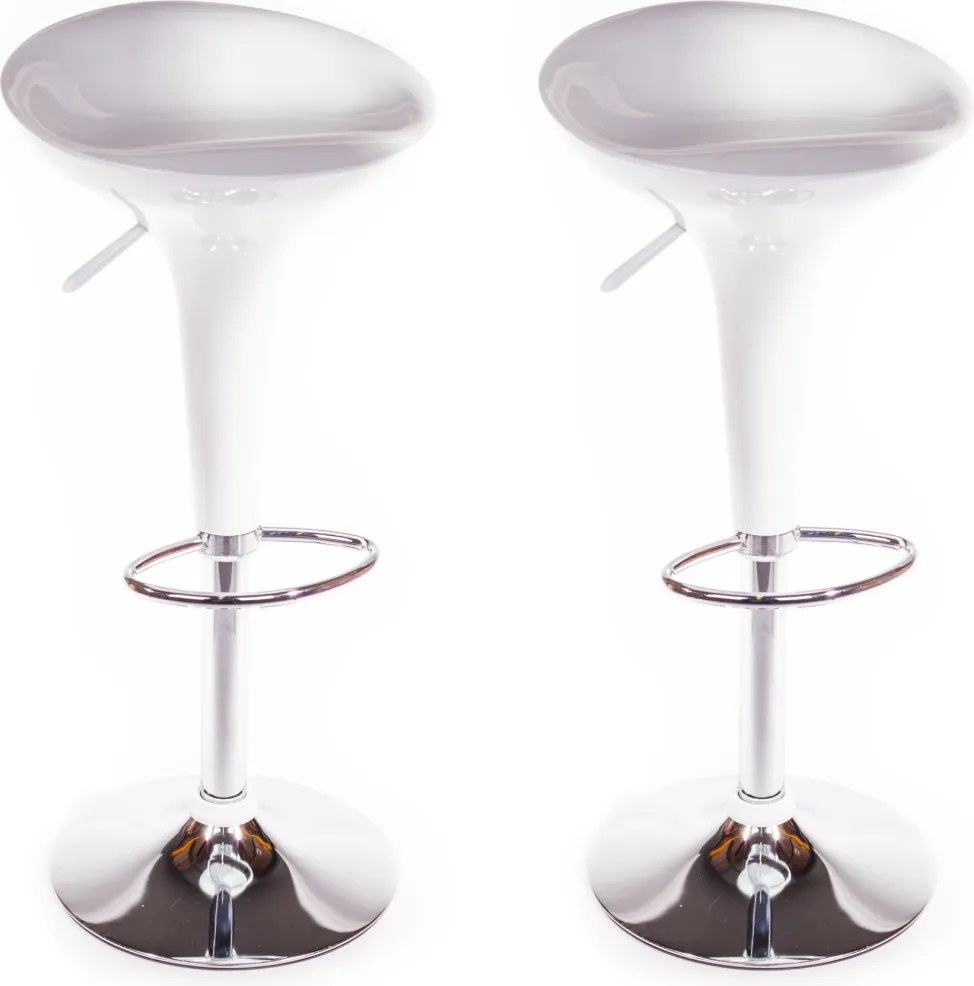 2x Barová stolička Hawaj CL-1213 biela