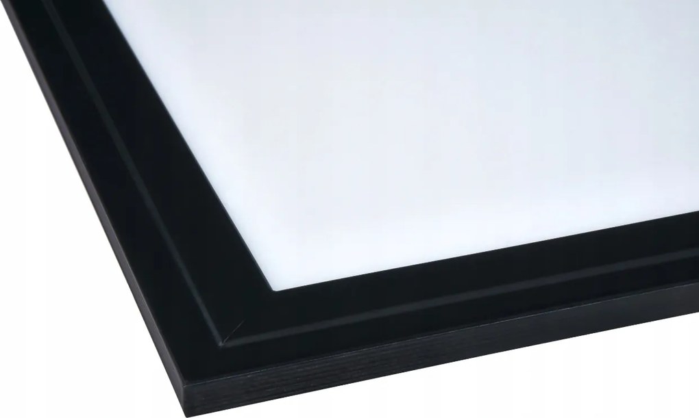 BERGE LED panel čierny 60 x 60cm - 50W - 4700Lm - neutrálna biela