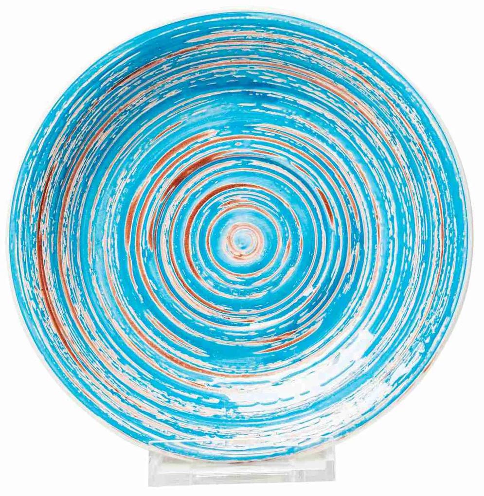 Swirl tanier modrý 19 cm