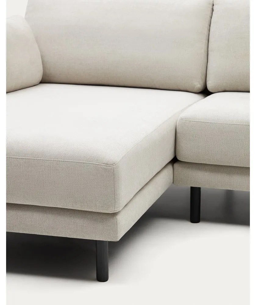 Krémová rohová pohovka Gilma – Kave Home