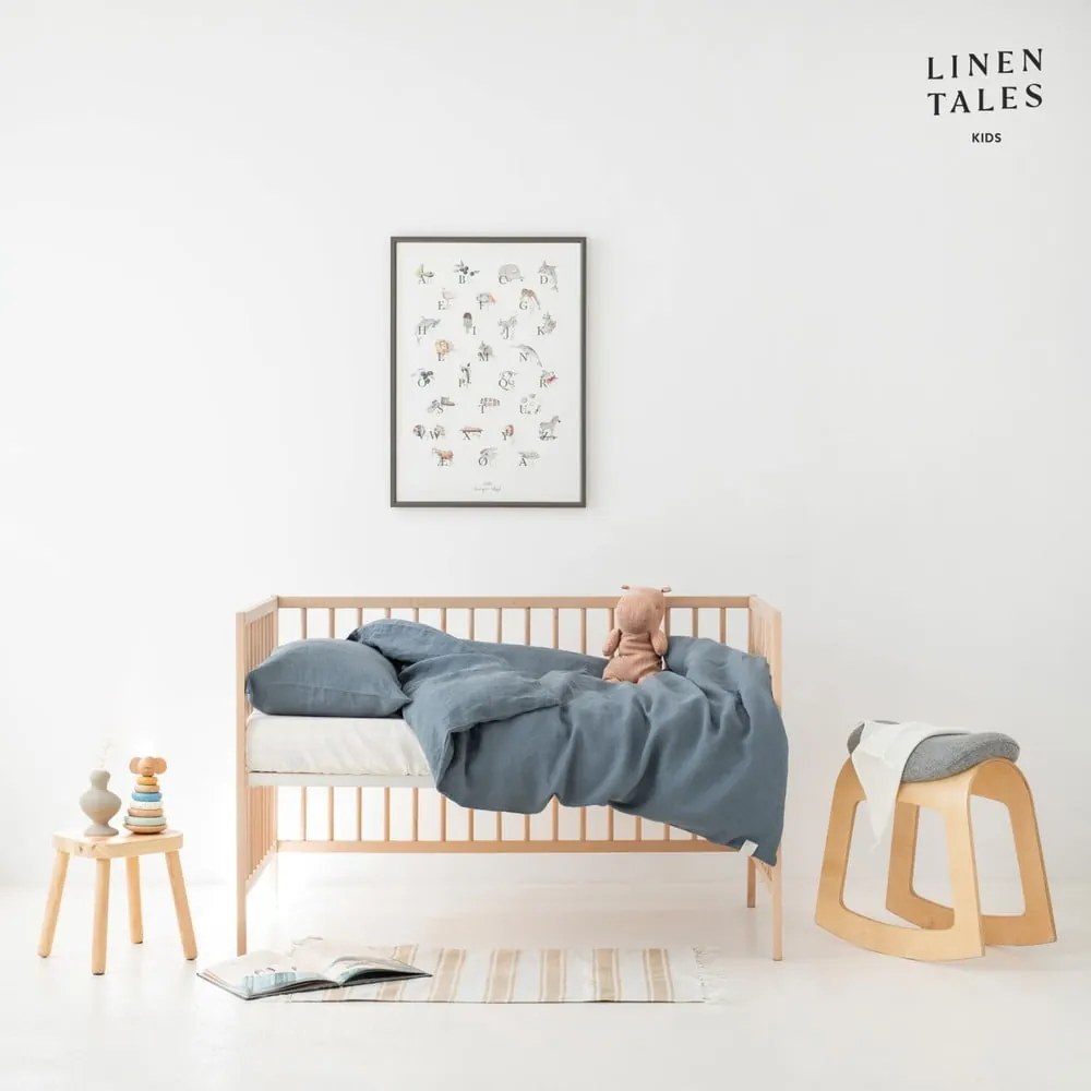Ľanové detské obliečky na jednolôžko 140x200 cm - Linen Tales