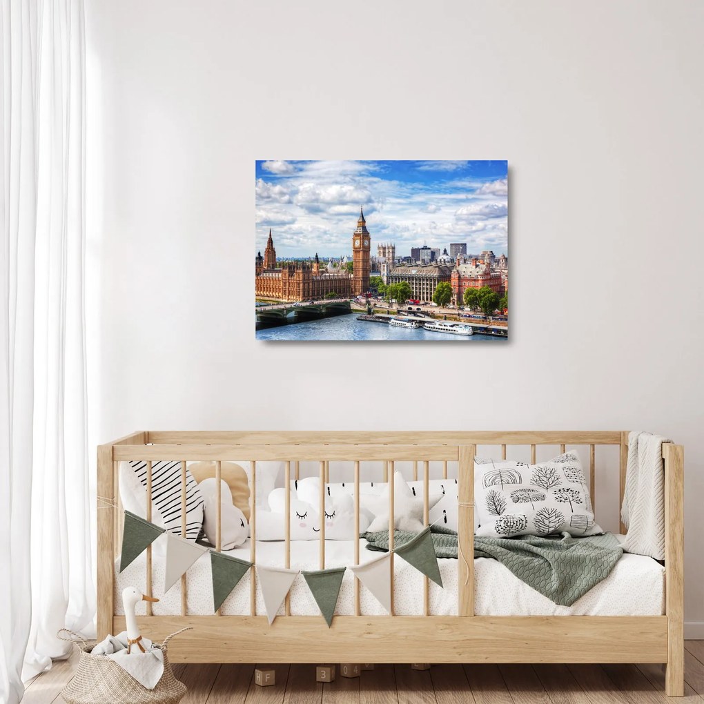 Sklenený obraz - Big Ben (70x50 cm)