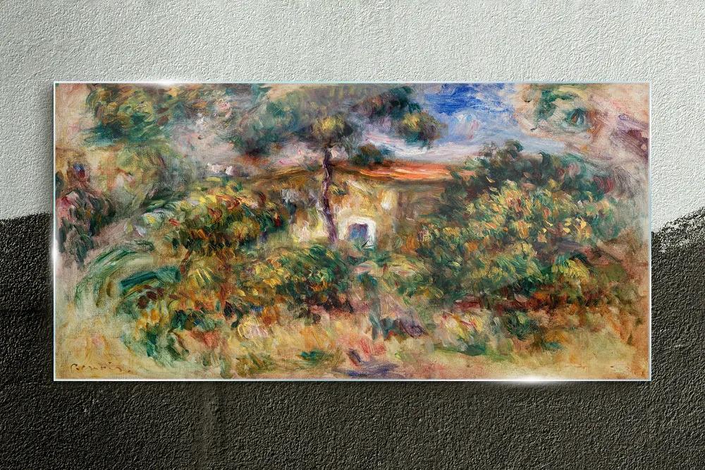Skleneny obraz Dom domu kríkov
