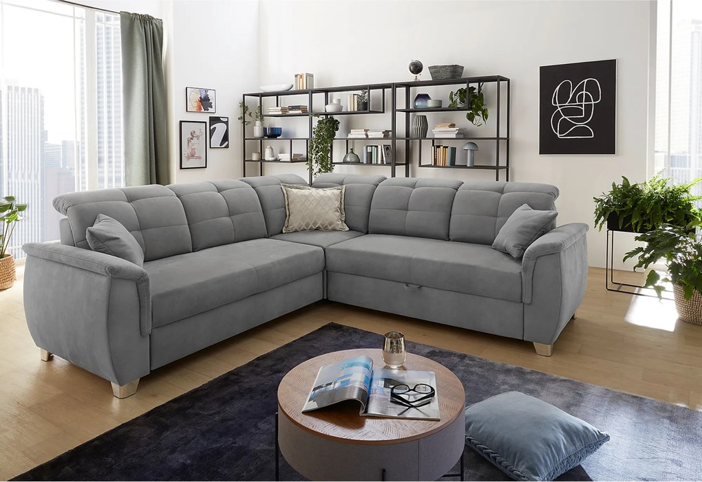 Sconto Sedacia súprava UDINE sivá