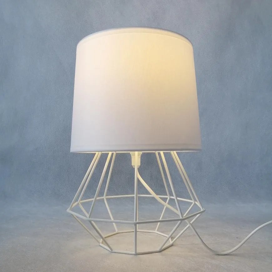 Stolná lampa Diamond biela 5231 LB1