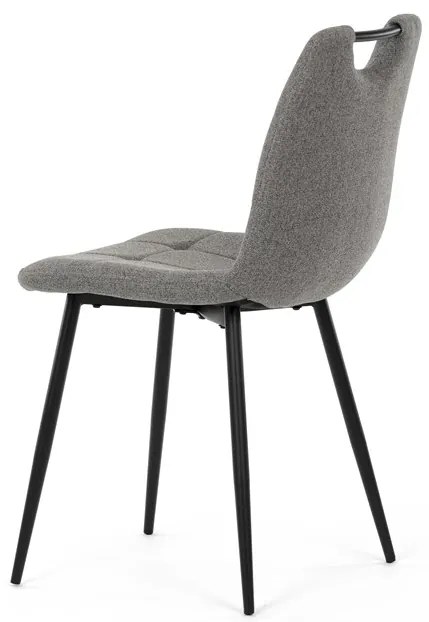 Autronic BONTEC Jedálenská stolička, sivá, látka, DCL-V2017 GREY2 Farba: Šedá