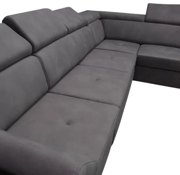 Rohová rozkladacia sedačka MAXIM MAXI L antracit