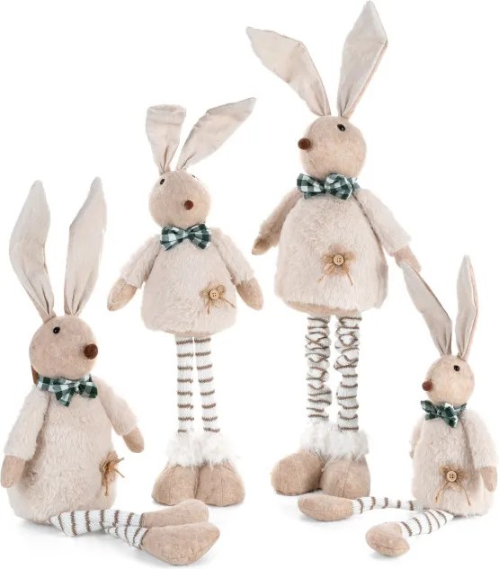 Dekoratívna figúrka FIG 1 zajačik, béžová