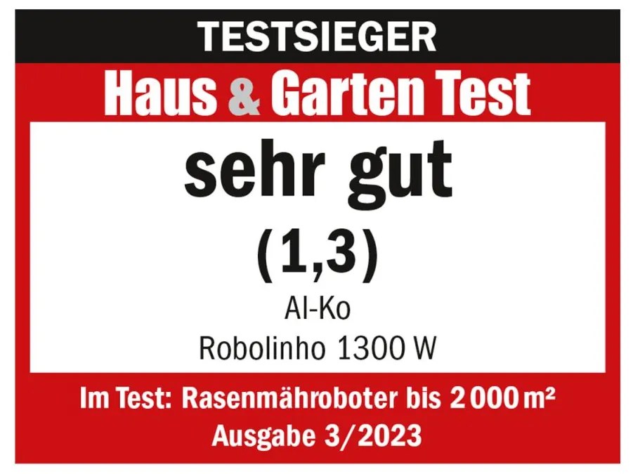 AL-KO Robolinho 1300 W Robotická kosačka (25,2 V/1300m2) 123034