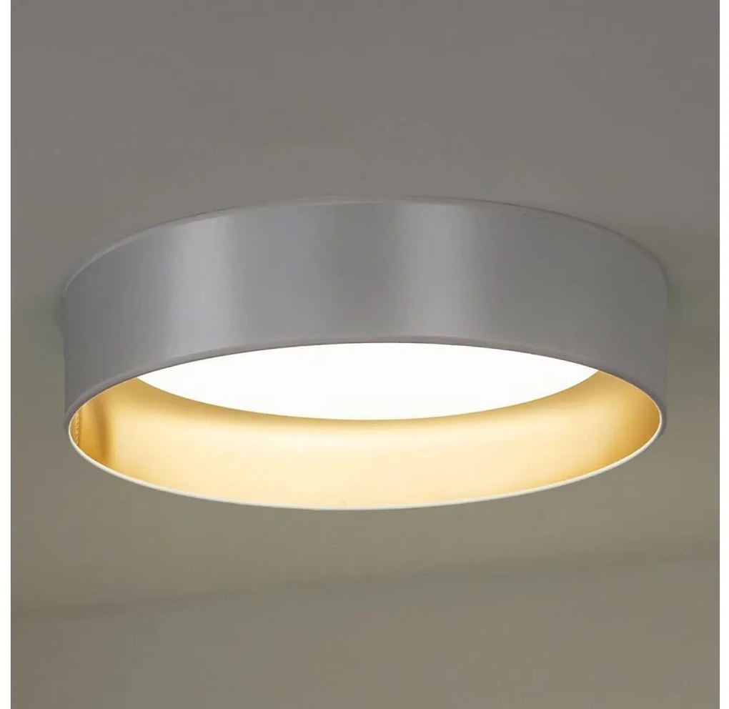 Duolla - LED Stropné svietidlo ROLLER LED/24W/230V pr. 45 cm strieborná/zlatá