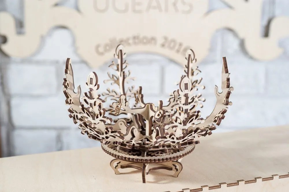 Ugears 3D puzzle Květina 101 ks