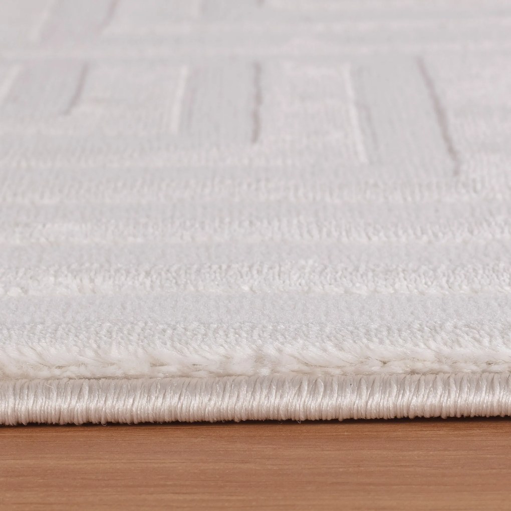 Ayyildiz, Behúň Sahara 1114 Cream, 80x250, biela, obývacia izba
