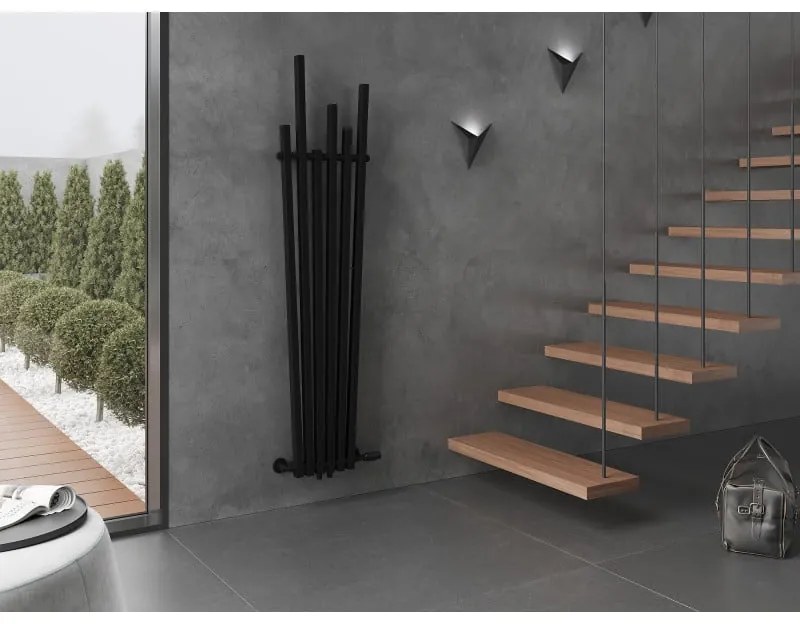 Mexen Omaha, vykurovacie teleso 1800 x 420 mm, 655 W, čierna, W208-1800-420-00-70