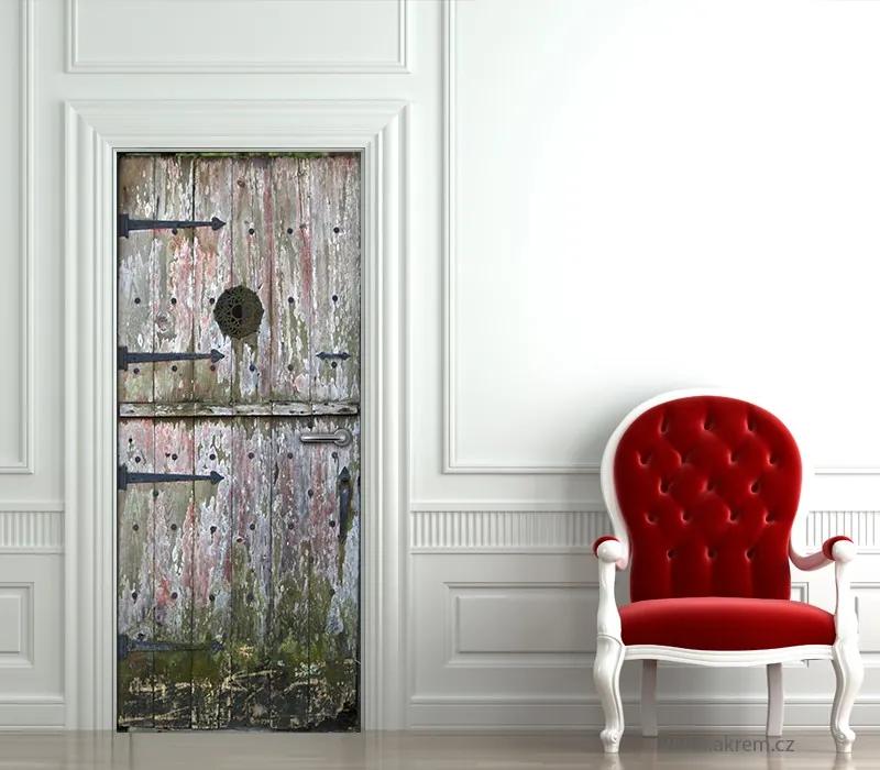Xdecor Biela patina - Živá dekorácia na dvere