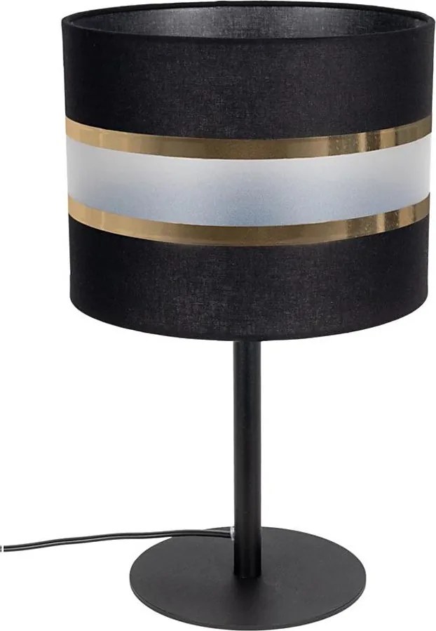 Stolná lampa CORAL 1xE27/60W/230V čierna