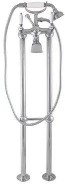 Vaňová batéria RAV Slezák MORAVA so sprchovacím setom 150 mm chróm MK550.5/2