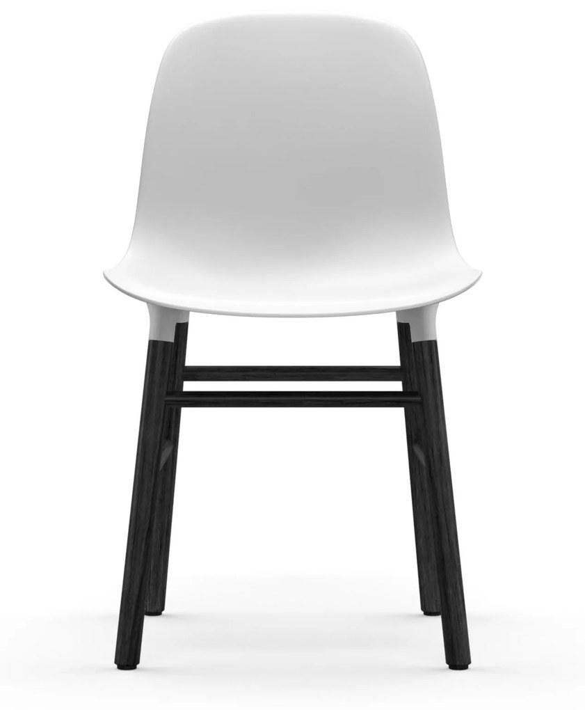 Stolička Form Chair – biela/čierny dub