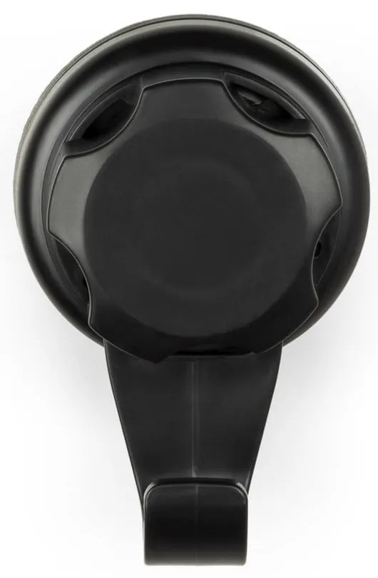 Súprava 2 čiernych samodržiacich nástenných háčikov Compactor Bestlock Black Small Hooks