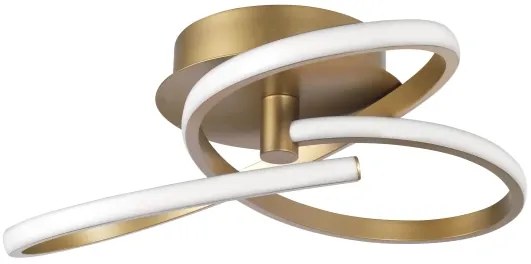 LED stropné svietidlo Fusion 51 zlaté